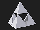 Sierpinski Pyramid Iteration 1