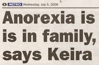 Metro Keira Knightley