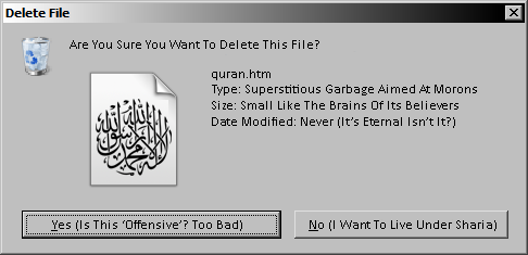 Quran Deleted